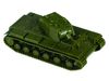 Сборная модель Zvezda Советский тяжелый танк КВ-1 обр 1940г, масштаб 1:100 - ZV-6141