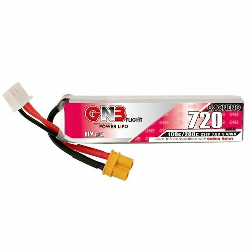 Аккумулятор LiPo GNB - 22.2V 7200mah 70C (6S2P, 69x44x142 мм) - GNB72006S70A