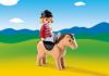 Конструктор Playmobil 1.2.3.: Наездница с лошадью - 6973pm