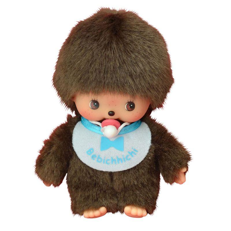 Мягкая игрушка Мальчик в голубом слюнявчике Bebichhichi 15 см - 235540