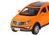 Машина Автопанорама KIA SPORTAGE R, оранжевый, масштаб 1:39, инерция - JB1251433