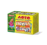 Настольная игра Стеллар Лото Весёлые зверята, 32 фишки - 00905