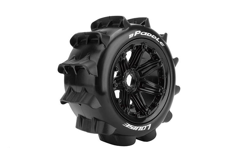 Колеса в сборе Louise Rc для автомоделей 1|5 BUGGY (задние) HEX 24mm (2шт) - L-T3280B