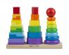 Пирамидка Melissa*Doug геометрическая *Классические игрушки*- 567M