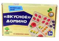 Настольная игра Домино деревянное *Вкусное домино* - 00770ДК