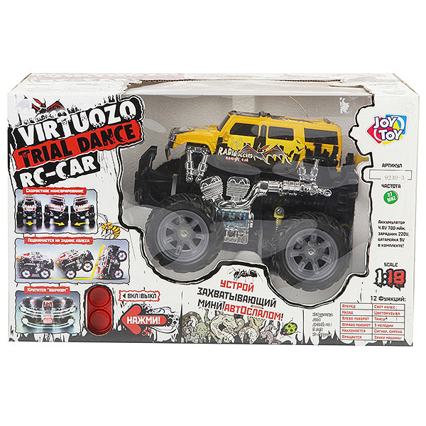 Радиоуправляемый джип Joy Toy Virtuozo, свет, музыка, 9230-3 - М37032