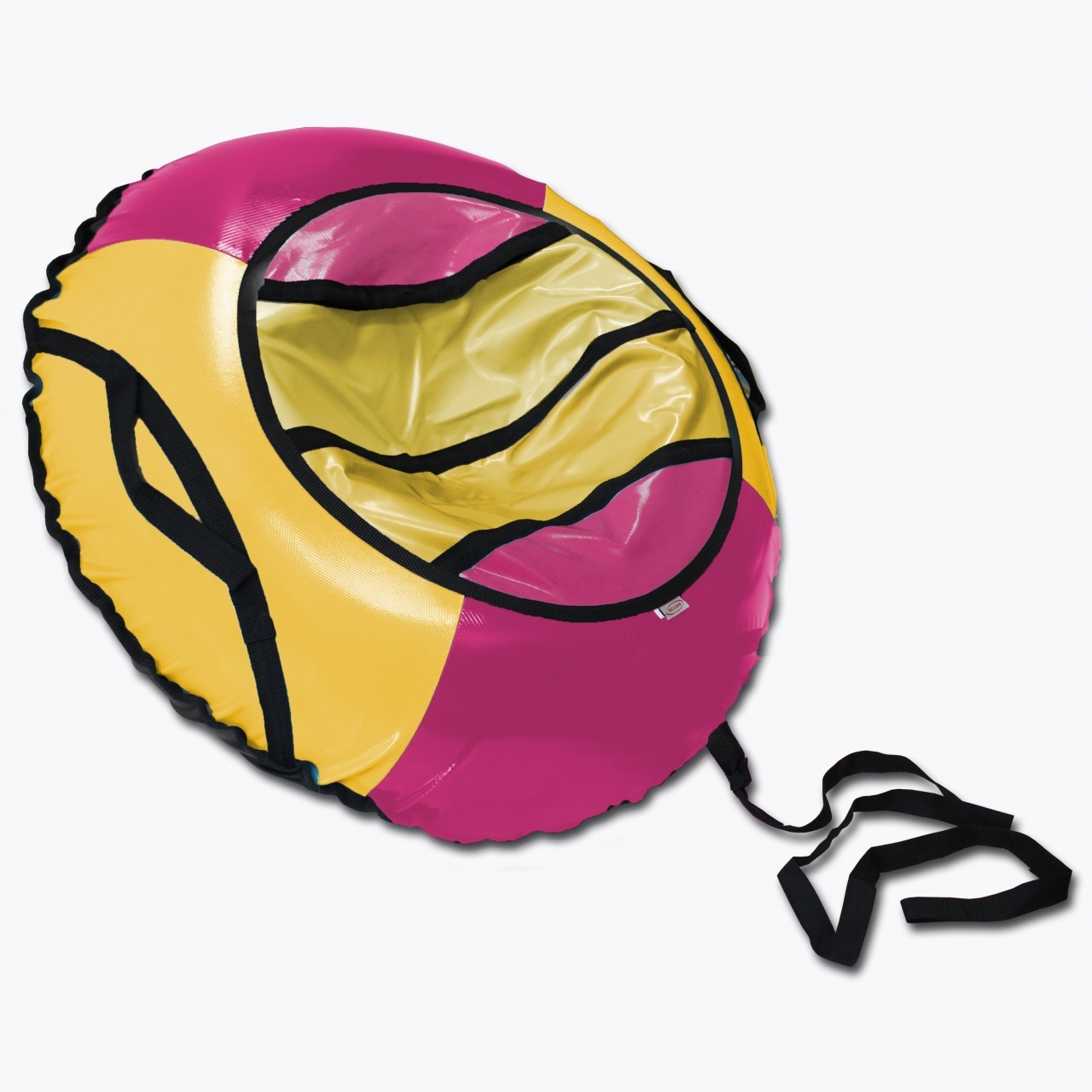 Тюбинг BELON FAMILIA Спорт розово-желтый 100см - СВ-003-Т1|МАЛИНА