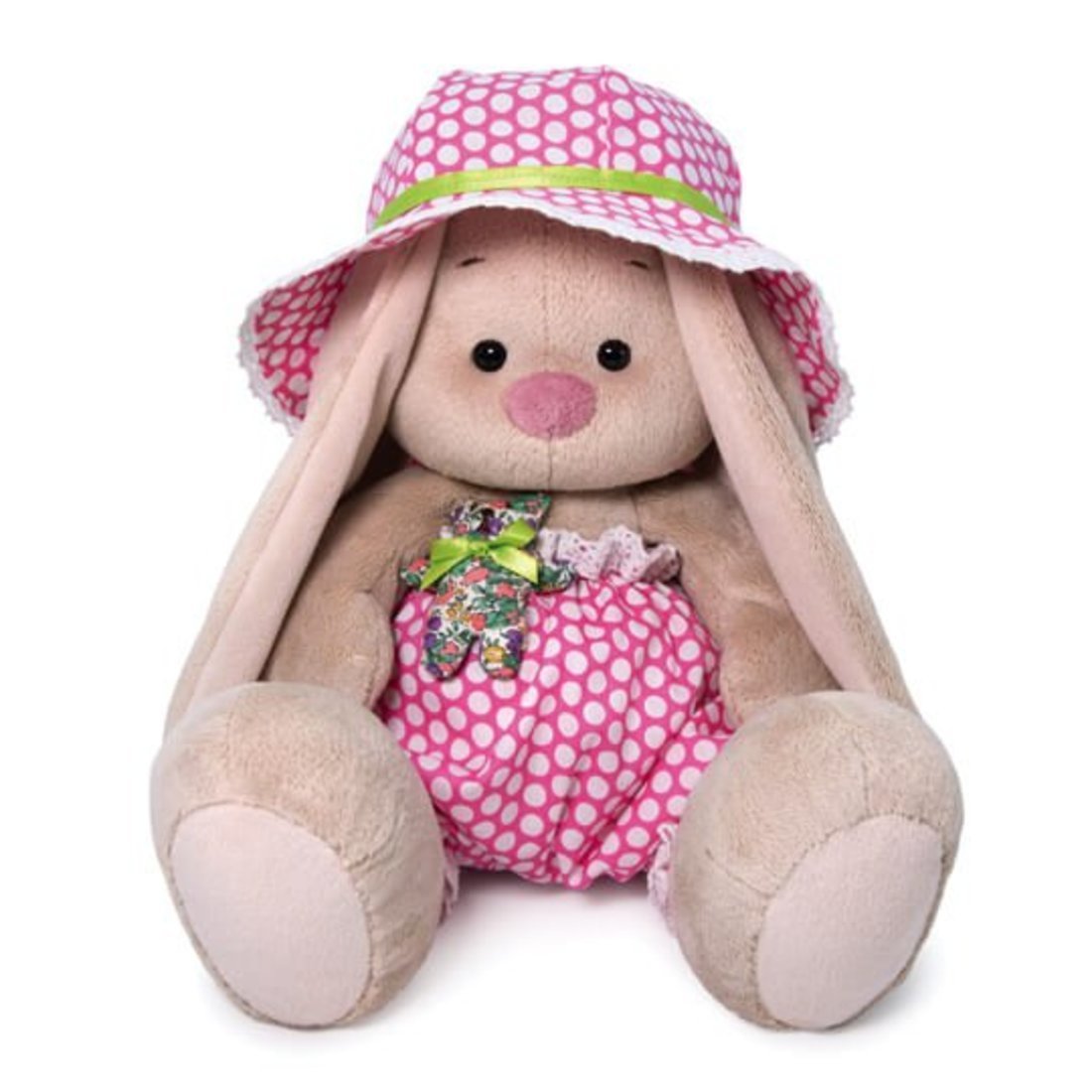Мягкая игрушка Budi Basa Зайка Ми в шляпе с мишкой 18 см - SidS-381