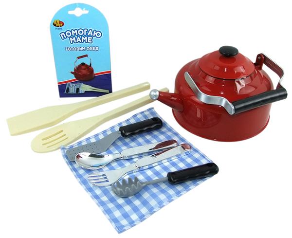 Набор посуды для кухни ABtoys Помогаю Маме, 8 предметов - PT-00112(3331)