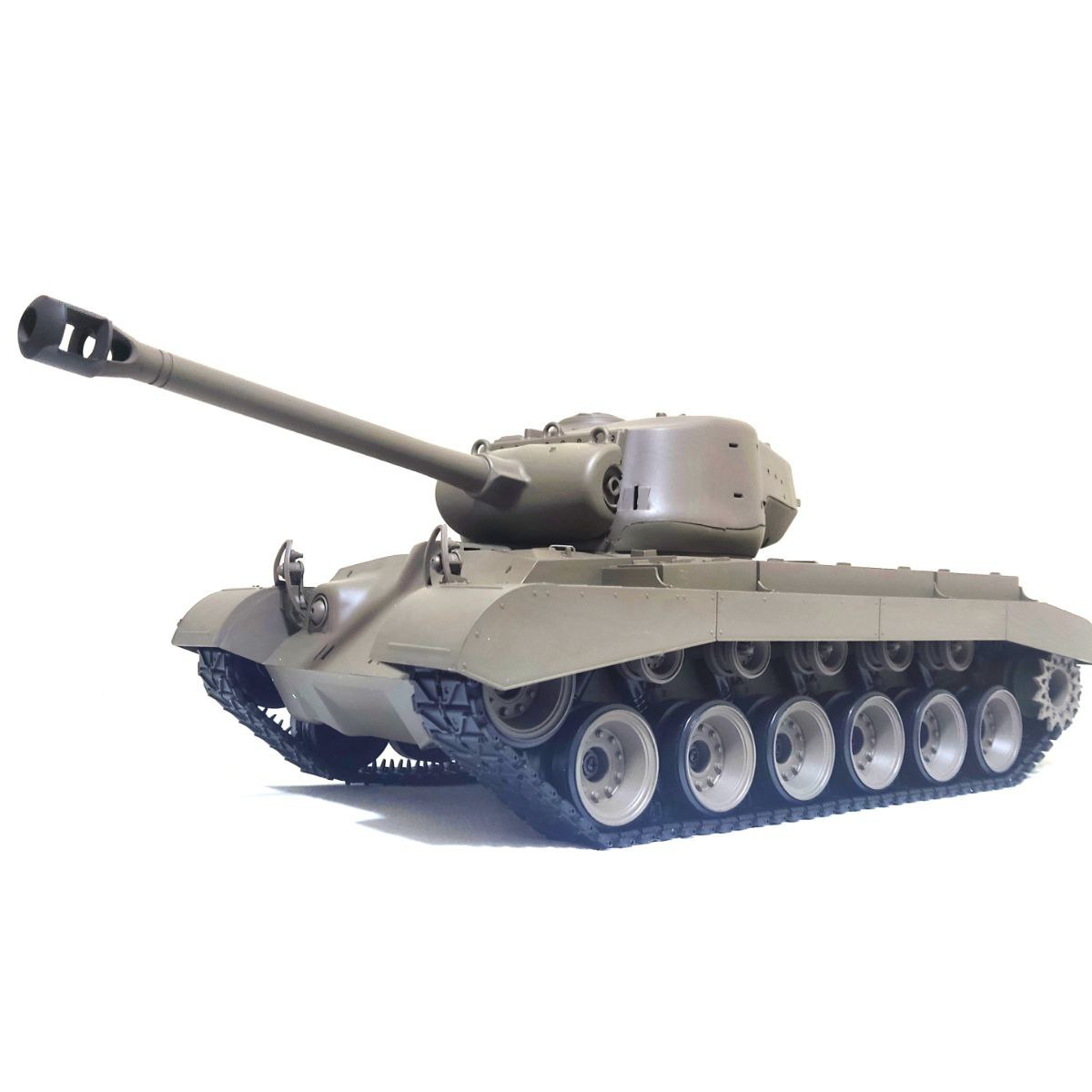 Радиоуправляемый танк Heng Long Snow Leopard USA M26 Upgrade V7.0 RTR масштаб 1:16 2.4G - 3838-1Upg V7.0