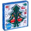Новогодний набор Bondibon Деревянная ёлочка 3D с игрушками, высота 16.5см - ВВ4649