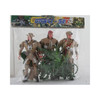Игровой набор Shenzhen Toys 3 солдата с аксессуарами, 178 - К23610