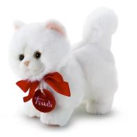Мягкая игрушка Trudi Белая кошечка (делюкс), 15см - 51035