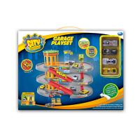 Игровой набор Dave Toy Гараж, 4 машинки - 32035