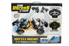Набор Spin Racers волчков-трансформеров 2-в-1 Шершень и Аэролит с ареной - K02SRDE1