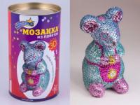 Мозаика из пайеток 3D Мышка - 3D-02