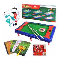 Настольная игра Меткий бросок 6 в 1 - 2266