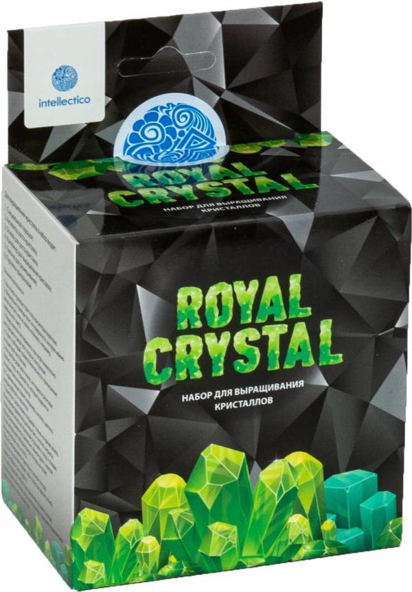 Набор для опытов Intellectico Royal Crystal кристалл зеленый - 514бр