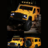 Радиоуправляемая машина MN MODEL джип Land Rover Defender (желтый) RTR 4WD масштаб 1:12 2.4G - MN-98