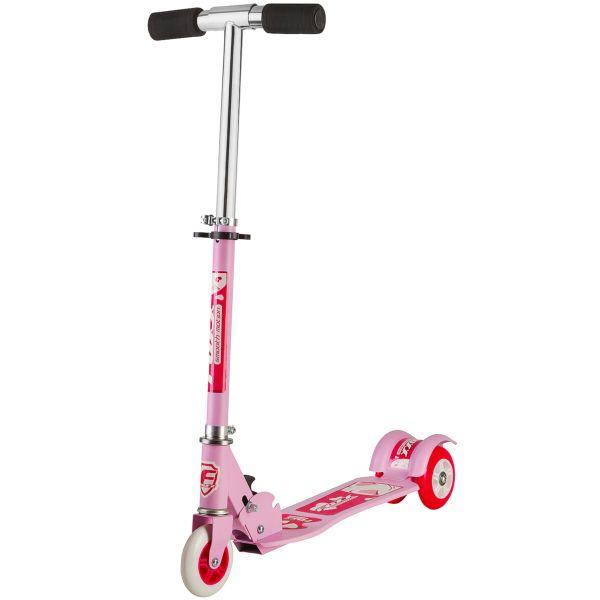 Самокат городской Foxx Smooth Motion cталь PVC колеса 100 мм, ABEC-7, розовый - 100SM.FOXX.PN7