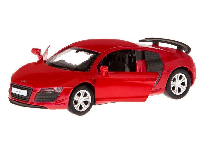 Машина Автопанорама Audi R8 GT, красный, масштаб 1:43, инерция - JB1251263