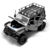 Радиоуправляемый внедорожник MN Model Jeep Wrangler 4WD RTR масштаб 1:12 2.4G - MN-128 SILVER