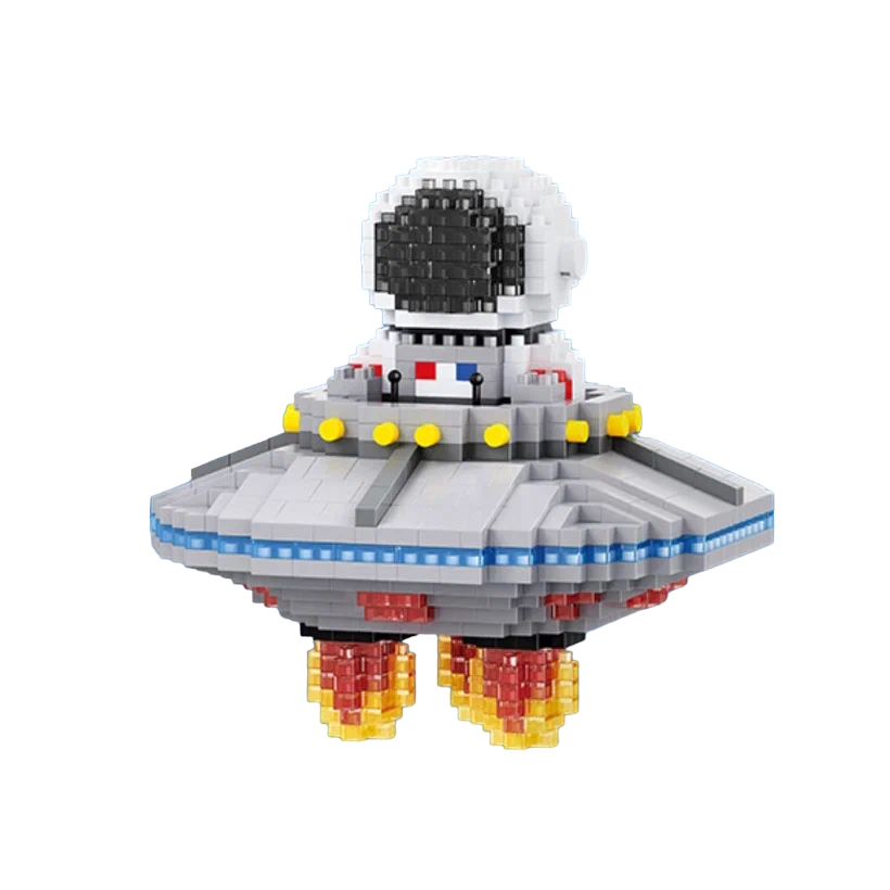 Конструктор Balody 3D из миниблоков Космос НЛО, 840 элементов - BA18359