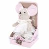 Мягкая игрушка Fluffy Family Мышка шарнирная Вaby mouse *Пушинка* в костюмчике - 681208