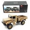 Стендовая модель WPL Военный грузовик (зеленый, желтый), масштаб 1:64 - WPLMB-14