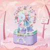 Конструктор RTOY 3D из миниблоков Веселая карусель колесо обозрения, музыка, 710 элементов - WL3002