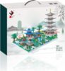 Конструктор RTOY 3D из миниблоков Большой Восточный сад на озере, 5186 элементов - YZ098