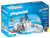 Конструктор Playmobil Полярная экспедиция: Исследователи Арктики с полярными медведями - 9056pm