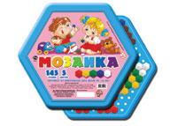 Мозаика шестигранная 145шт | 5 цветов - 00956ДК