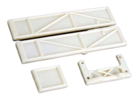 Батарейный отсек Battery box set (2-sides: 1-front:1-rear battery box connector) - TRA2525