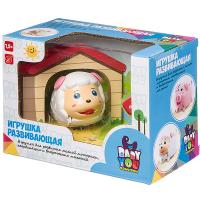 Развивающая игрушка ОВЕЧКА, с будкой, Bondibon - ВВ3220