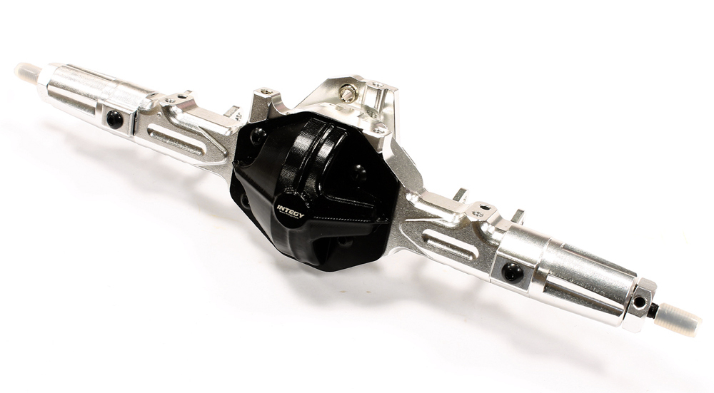 Задний мост в сборе для Axial SCX-10, Dingo, Honcho, Jeep - C25064SILVERBLACK