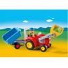Конструктор Playmobil 1.2.3. Трактор с прицепом - 6964 pm