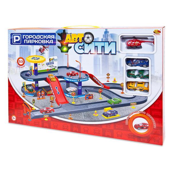 Парковка ABtoys АвтоСити, 2-х уровневая, 53 детали - PT-00860