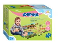 Коврик - пазл напольный Step Puzzle Ферма большой - 70103