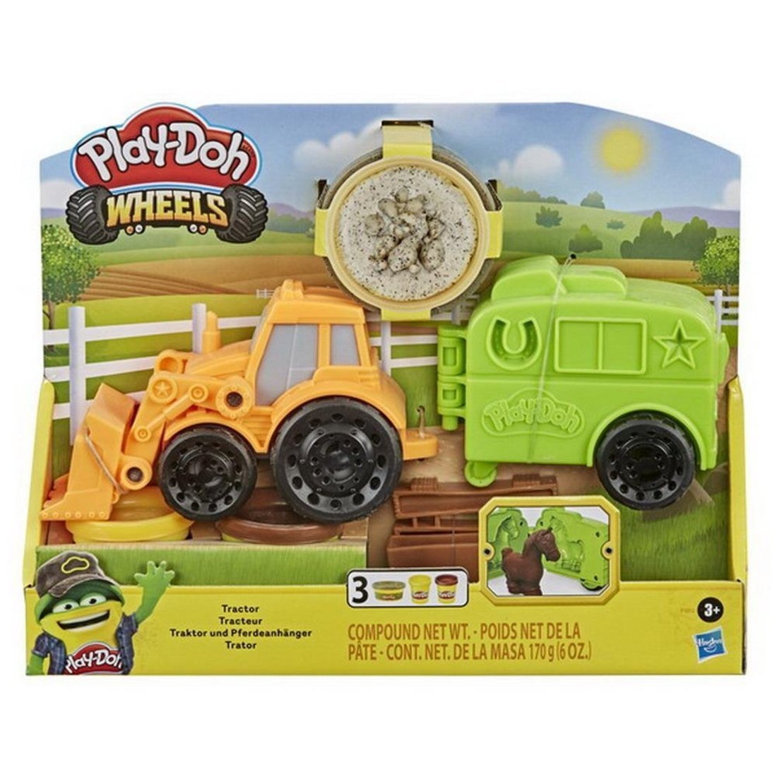 Набор для творчества Hasbro Play-Doh Фермерский трактор - F10125L0