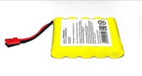 Аккумулятор HUI NA TOYS Ni-Cd 4.8V 400mAh, SM для Huina 1520, 1530, 1540, 1586 - HNB15234-86