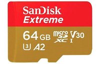 Карта памяти microSDXC UHS-I U3 SANDISK Extreme 64 ГБ - SDSQXA2-064G-GN6MA