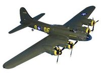 Радиоуправляемый самолет Top RC B17 серебристый 1875мм PNP - top073B