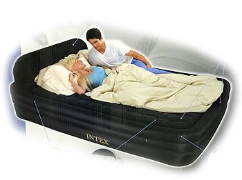 Матрас-кровать Dluxe Rising Comfort (два в одном) синий 178х249х76см с насосом 220в - И66978