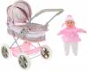 Игровой набор Bambolina Boutique - Классическая коляска с куклой - 9613WB-M4