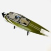 Радиоуправляемый катер Feilun FT016 Racing Boat Green RTR 2.4G - FT016-Уценка