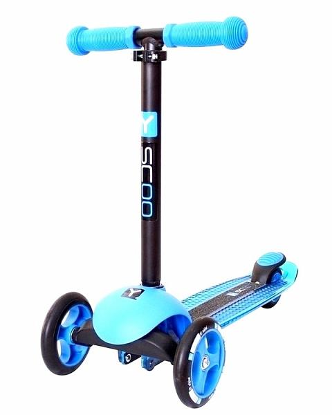 Самокат трехколесный Y-SCOO RT TRIO DIAMOND 120 blue - 5639