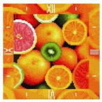 Алмазные часы Color Kit Фруктовый калейдоскоп 30*30 - 7303002-P.