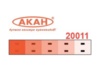 Краска АКАН акрилатлатексная Оранжевая матовая, 10 мл - AKAH20011