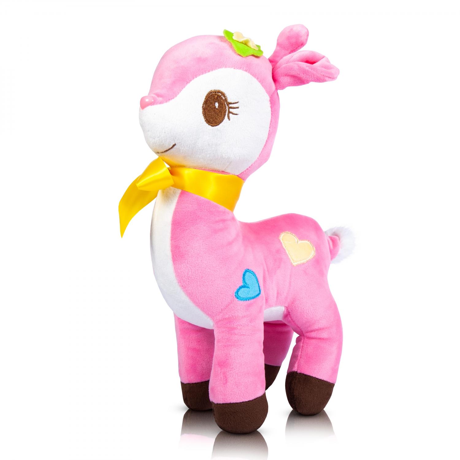 Мягкая игрушка Bebelot Розовый оленёнок, 28 см - BHO0805-239